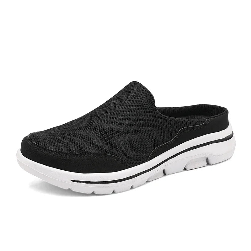 Ngouxm Men's Air Mesh Clog Slipper | Slip-On Backless Shoe | Lightweight EVA Outsole | Summer Breathable