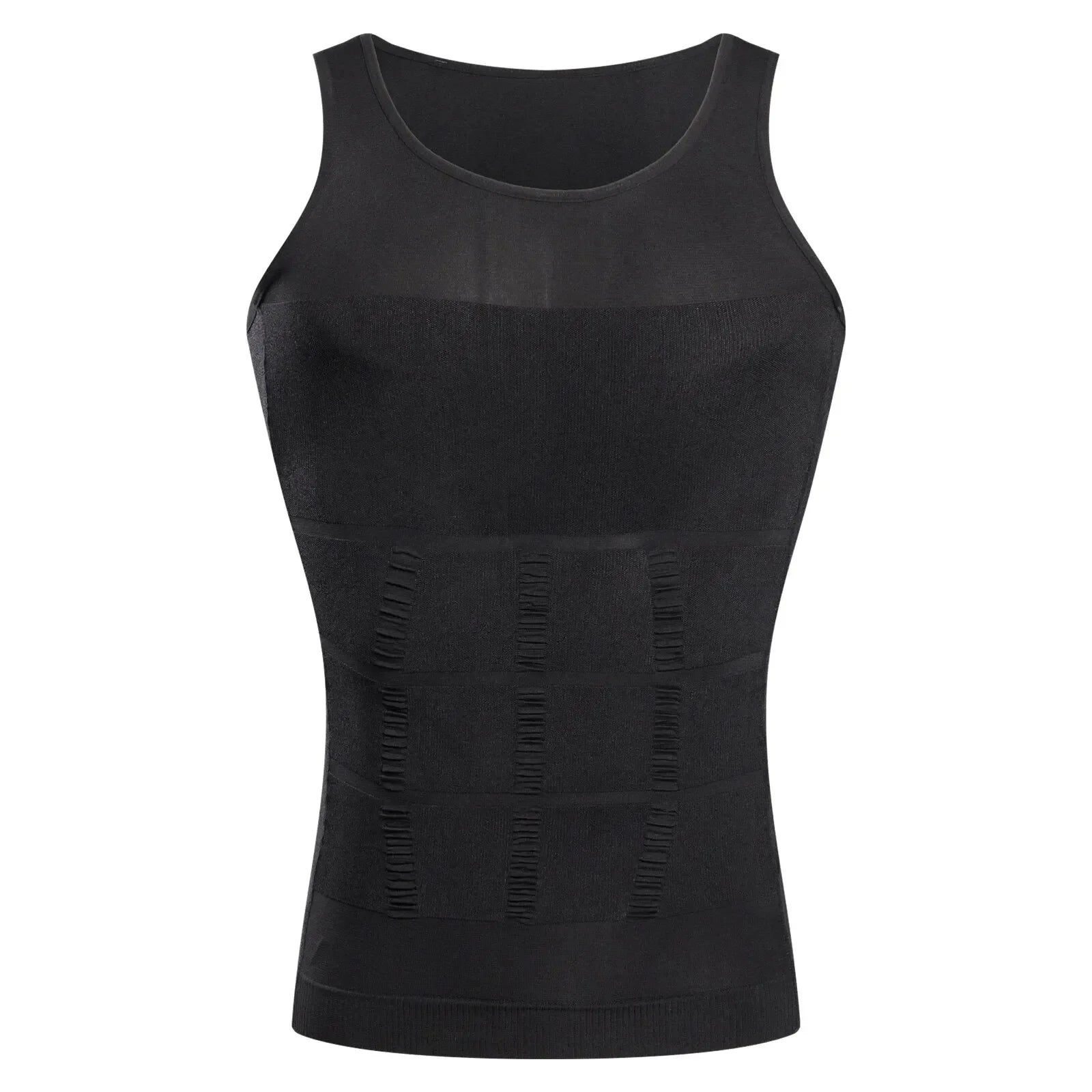 YBFDO Men's Compression Tank Top | Seamless Chest & Tummy Control Shaper | Gynecomastia Vest