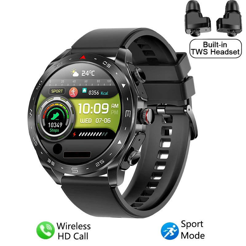 GEJIAN T95 Smart Watch with Built-in Wireless Headset | HIFI 9D Audio | 10-Day Battery Life | BT Call & Health Tracker