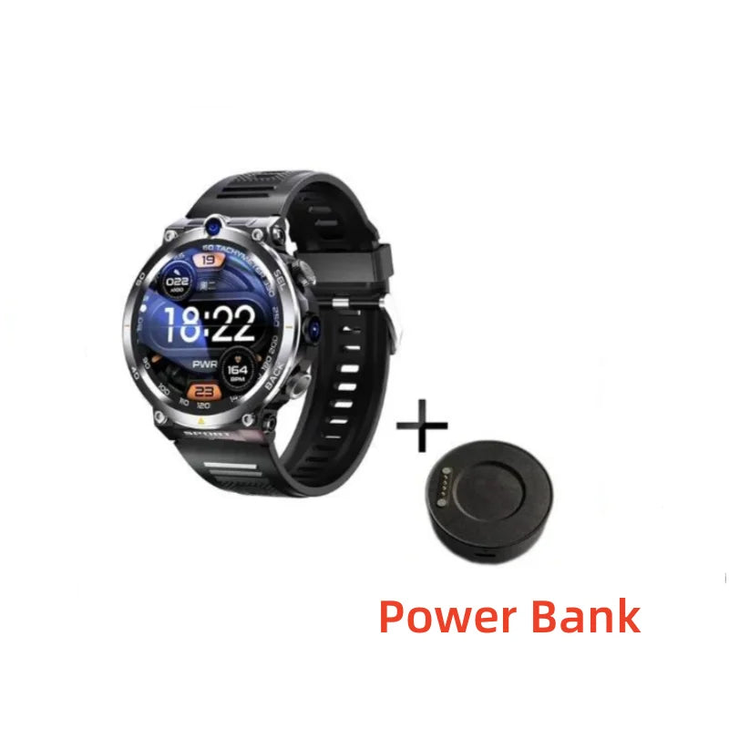 Smartwatch GOLDENSPIKE 4G – 256 GB, GPS, Wi-Fi, Câmera Dupla e Videochamadas | Compatível com Google Play