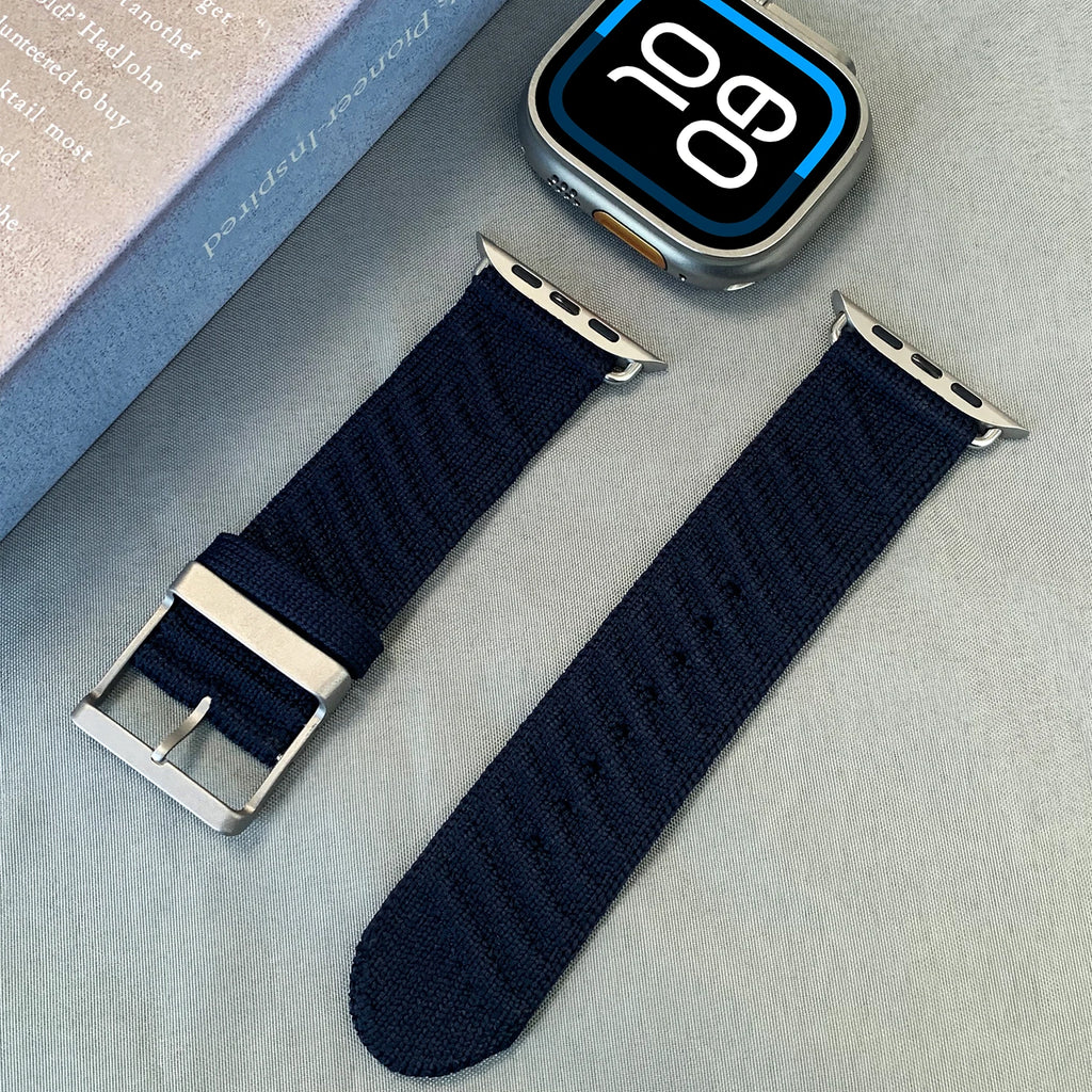 JINCOR Apple Watch Ultra Band | Alpine Loop Nylon Strap | Customised Titanium Pin Clips | 49mm 45mm 44mm