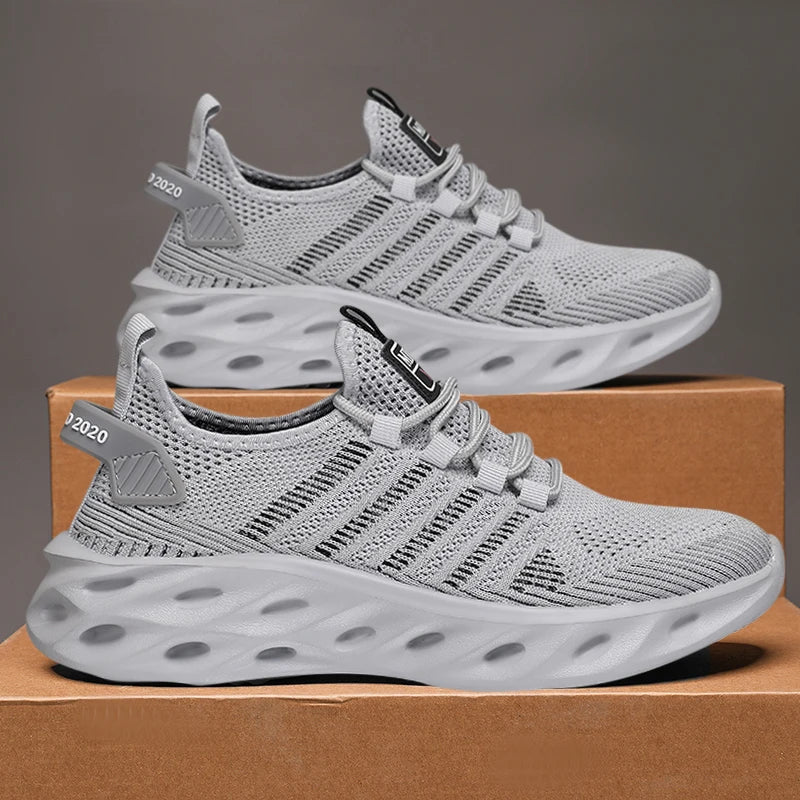 GENKCOAT Light Runner Unisex Running Shoes | Neon Yellow Cushioning | Breathable Air Mesh | Beginner Fitness