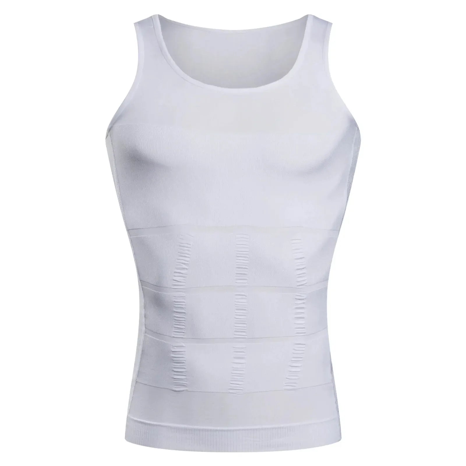 YBFDO Men's Compression Tank Top | Seamless Chest & Tummy Control Shaper | Gynecomastia Vest