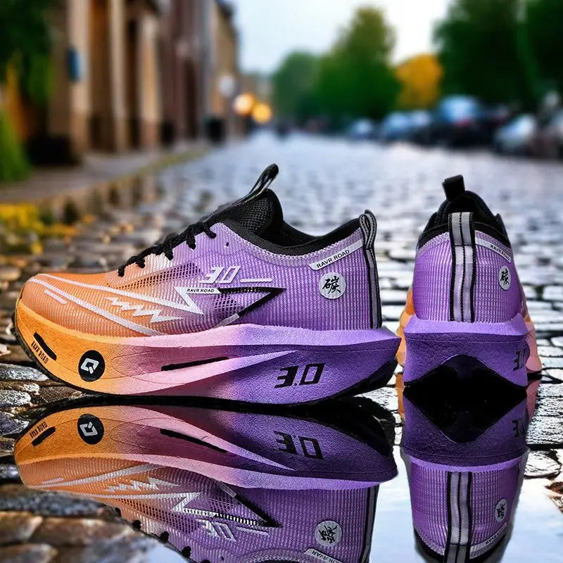 LETCOMFIT RAVR ROAD Men's Running Shoes | Lightweight Air Mesh | High Propulsion Outsole | Breathable Sneaker