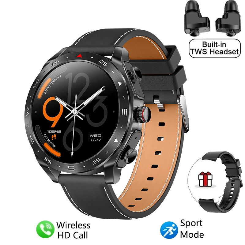 GEJIAN T95 Smart Watch with Built-in Wireless Headset | HIFI 9D Audio | 10-Day Battery Life | BT Call & Health Tracker