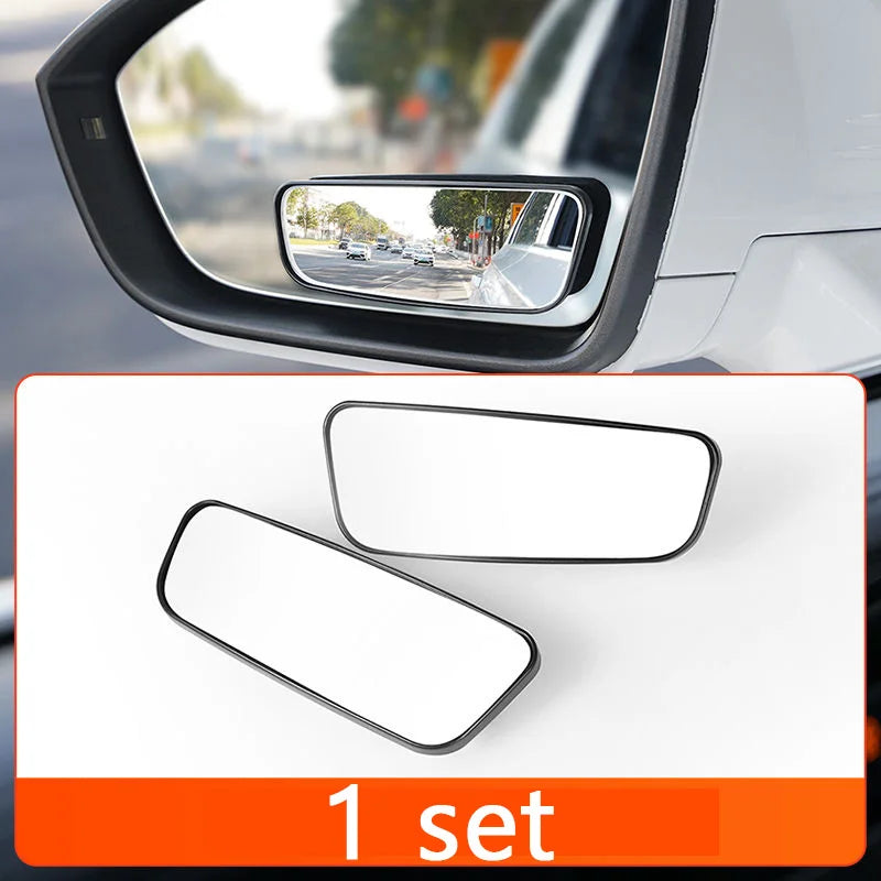 HD Convex Rearview Mirror for Cars | 360° Blind Spot Adjustable for Wheels and Parking