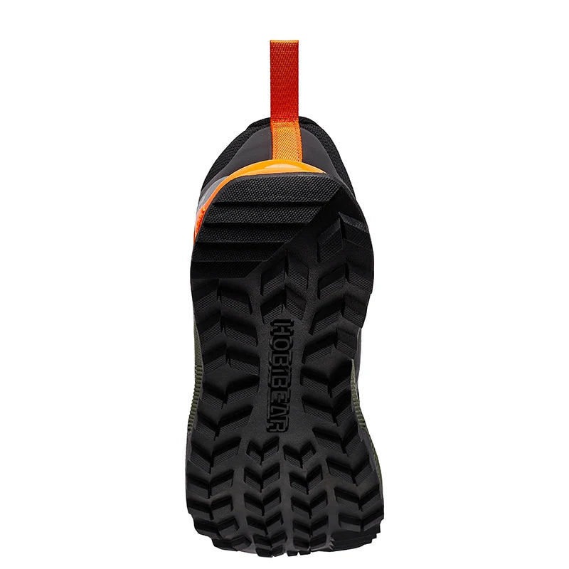 HOBIBEAR Men's Casual Trail Sneaker | Non-slip Rubber Outsole | Hiking & Walking Shoe | Green/Black/Pink