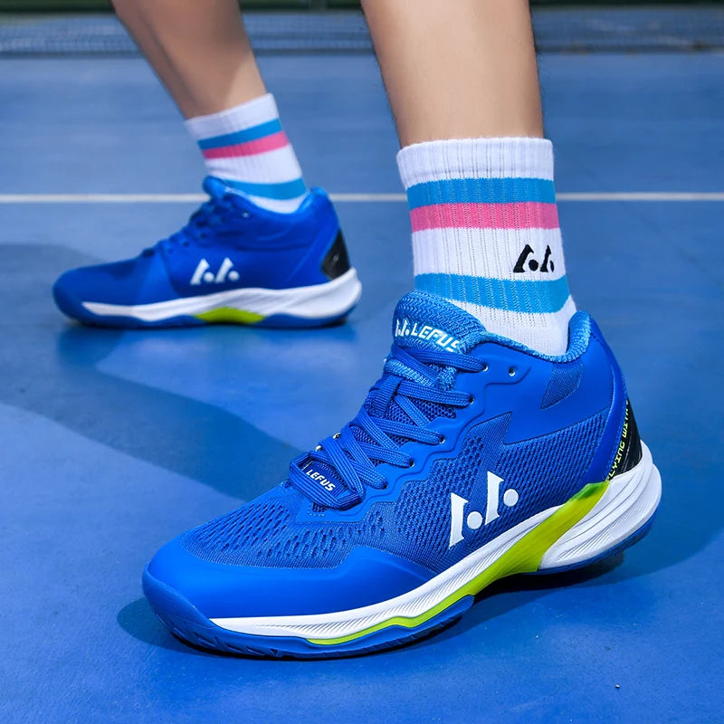 R.xjian L031 Unisex Court Shoes | Anti-Slip Rubber Outsole | Badminton, Tennis & Volleyball Sneaker | Breathable