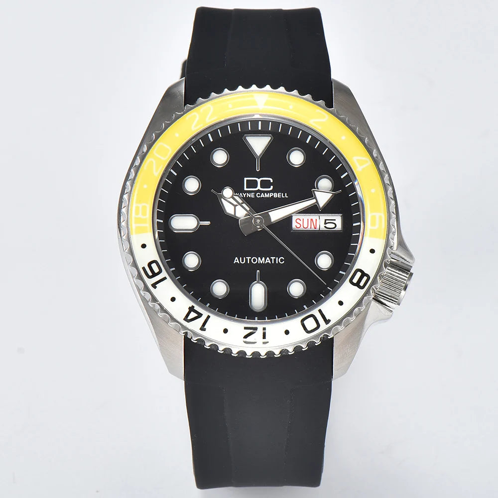 Men's Watch - Dwayne Campbell NH36 | Sapphire crystal | Water resistant up to 5 ATM | 316L stainless steel case