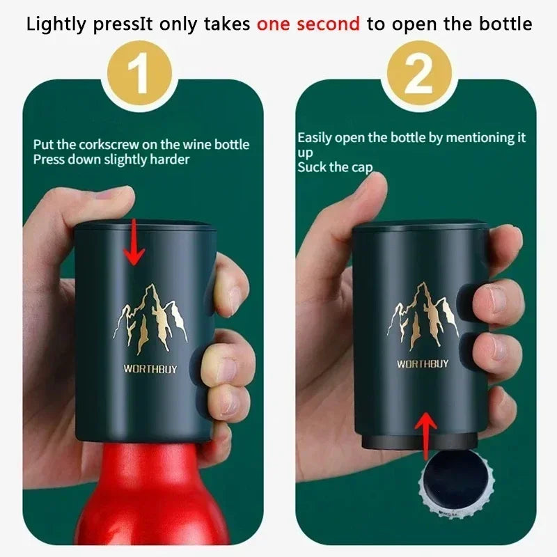 Magnetic Automatic Bottle Opener