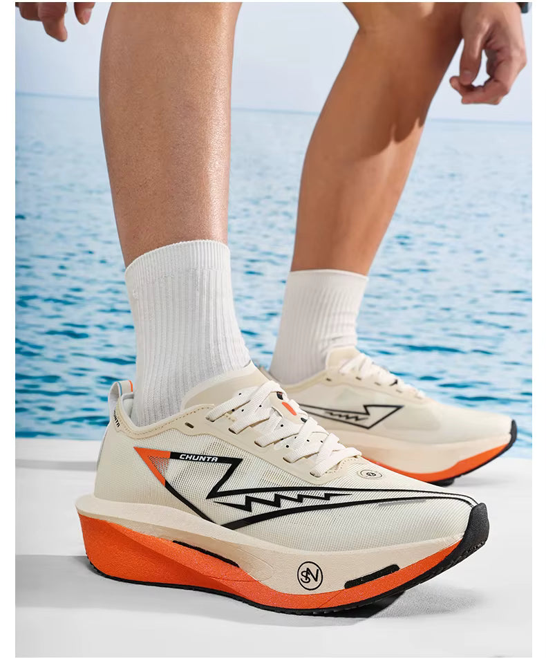 ADMAR CHUNTA Elite Men's Running Shoes | Neon Green Graffiti Sole | Lightweight & Breathable | Spring/Autumn Sneaker