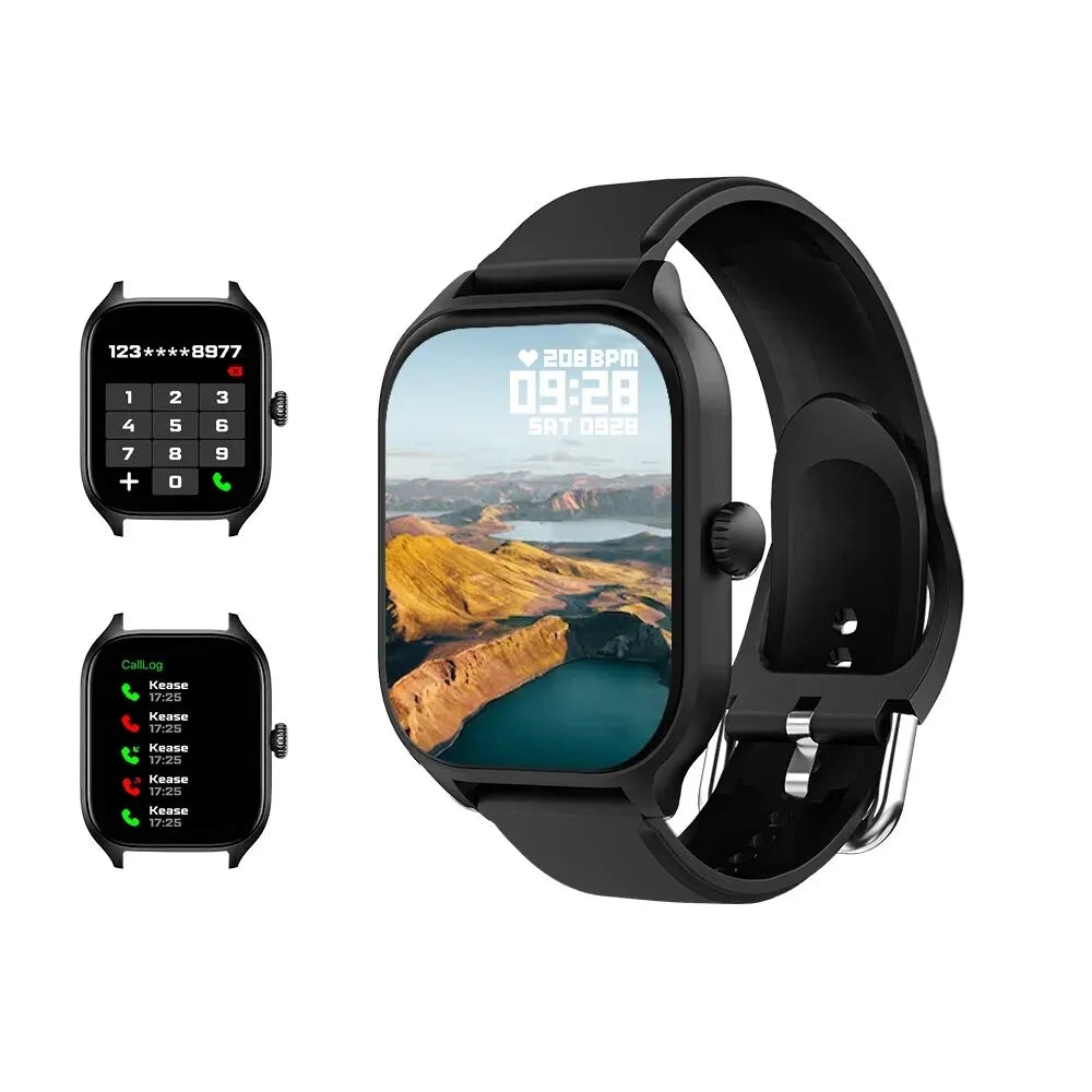 Smartwatch 2.01” IPS Large Touch Screen – Bluetooth Smart Watch with Heart Rate Monitor, Step Counter & Notifications