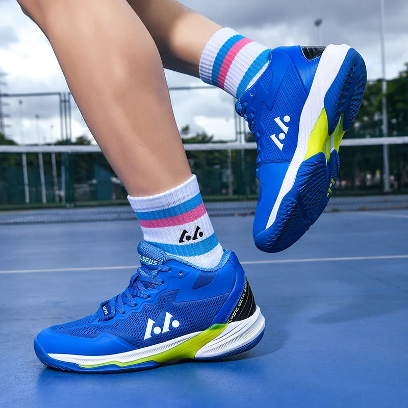 R.xjian L031 Unisex Court Shoes | Anti-Slip Rubber Outsole | Badminton, Tennis & Volleyball Sneaker | Breathable