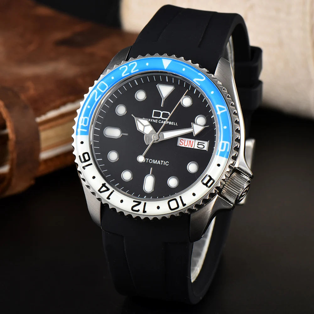 Men's Watch - Dwayne Campbell NH36 | Sapphire crystal | Water resistant up to 5 ATM | 316L stainless steel case